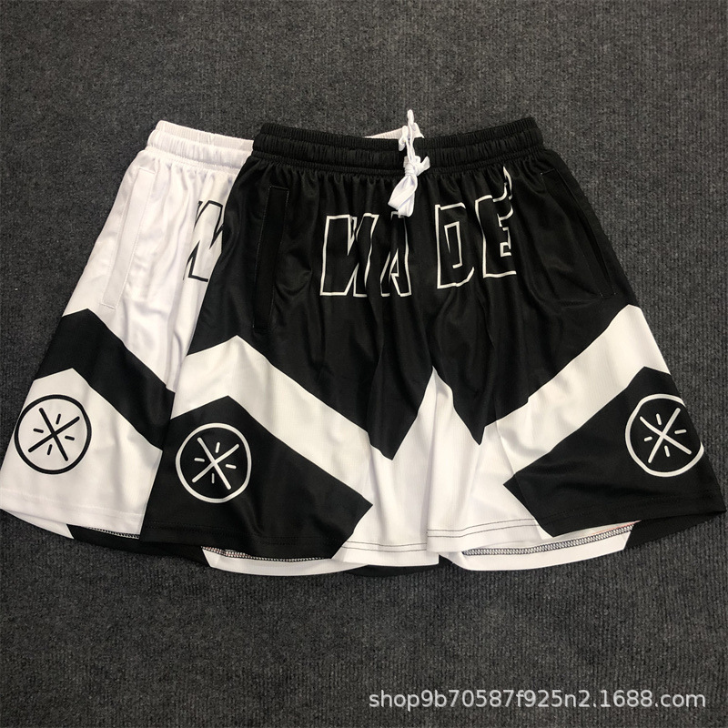 Summer New Wade American Sports Basketball Shorts Loose Knee-Length Marshmallow Series Breathable Training Pants