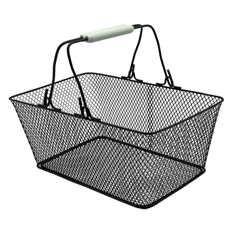 Металлическая корзина для покупок Супермаркет Косметика Магазин канцелярских товаров Ручная корзина сетка сетка сетка корзина