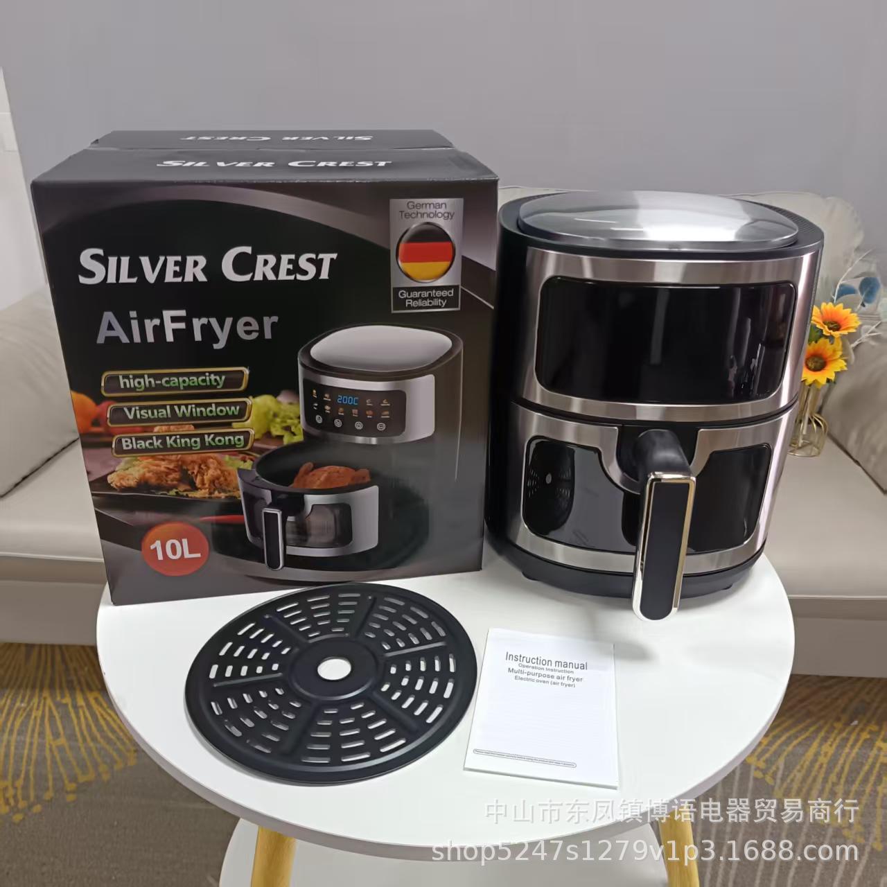 10L Stainless Steel Visual Air Fryer
