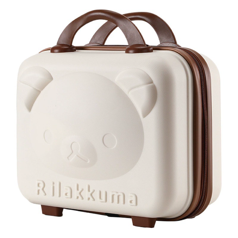 Чемодан для багажа 14inch Luggage, 3D-чемодан для путешествий, коробка для хранения, ручная кладь, чемодан на колесиках, из полипропилена, расширяемый, большой вместимости, легкий вес