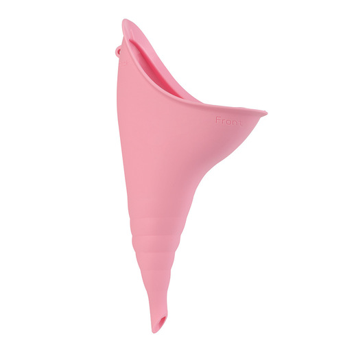 Amazon Best Selling Female Silicone Urinal Portable Hygiene Urine Pot Emergency Standing Urinal Urine Diverting Device