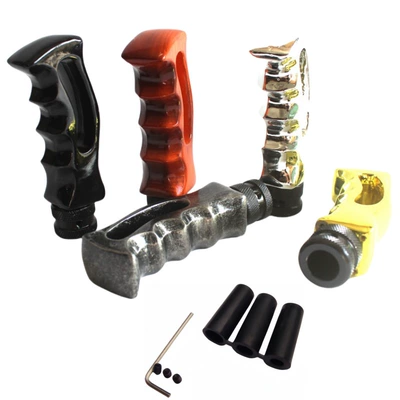 Car modification universal resin aluminum alloy grip pistol handle gear head stick head gear head