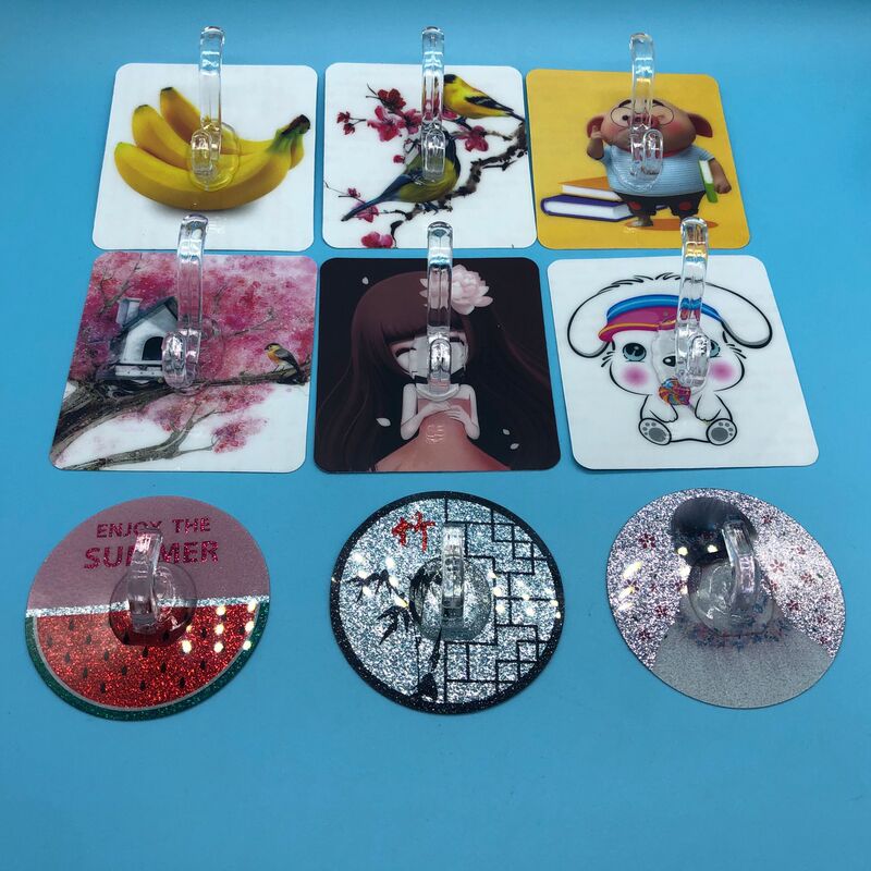 Crystal coat and hat hook horn sticky hook seamless sticky hook 1 yuan stall supply gift Crystal coat and hat hook horn sticky hook seamless sticky hook 1 yuan stall supply gift