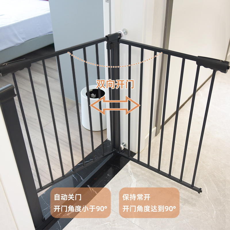 Fábrica al por mayor perros gatos balcón interior escaleras balcón sin agujeros cerca de puerta de seguridad infantil