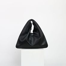 羊皮三角包高级感真皮手提包韩国小众饺子包腋下包单肩斜挎包手提