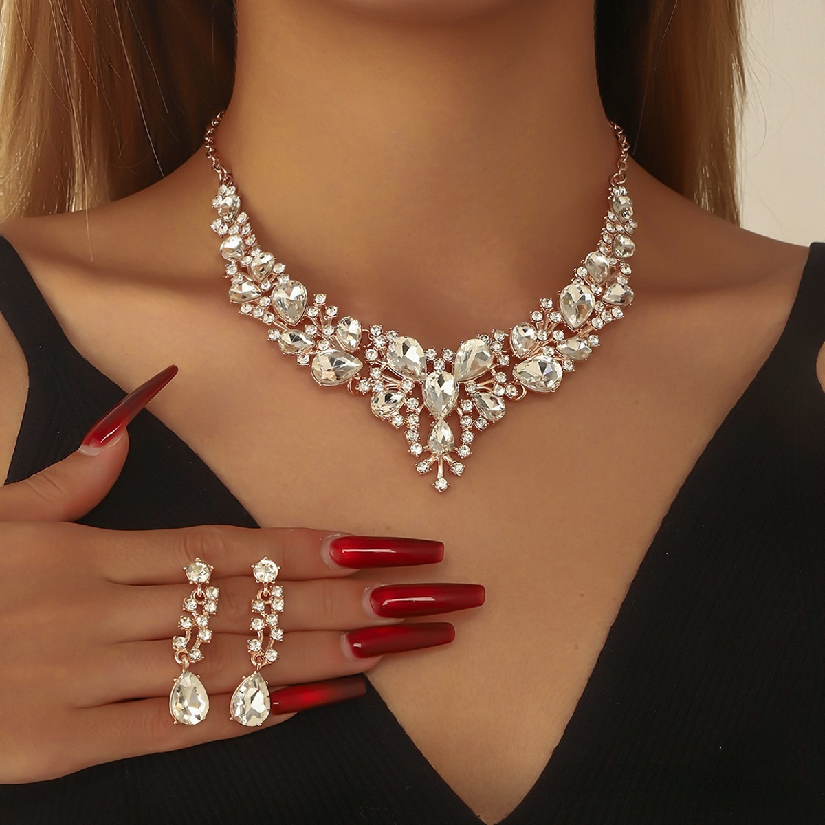 25273 rose gold two-piece set