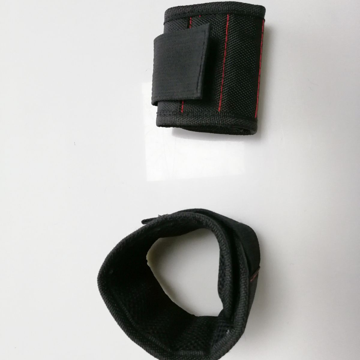 Hilda en stock bolsa de herramientas de almacenamiento de herramientas de pulsera magnética fuerte 5 rejillas 10 imanes