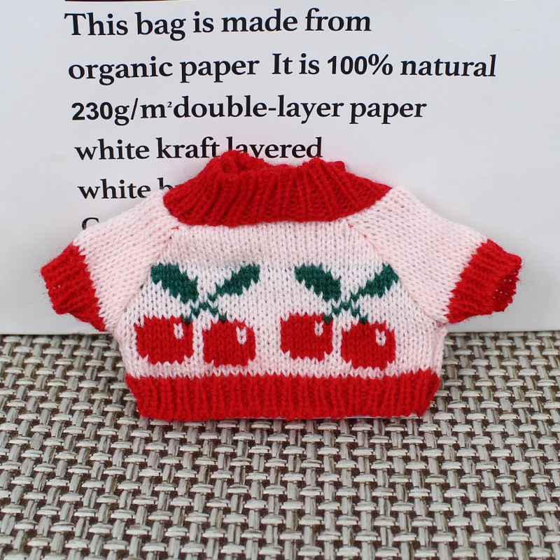 Teddy Bear muñeca reemplazo suéter 20cm ropa de bebé al por mayor Teddy Bear jefe perro muñeca de algodón juguetes accesorios de ropa