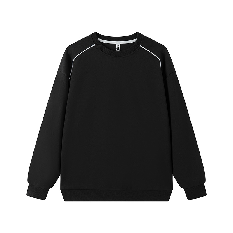 Camiseta de cuello redondo de tornillo pesado personalizada ropa corporativa de grupo camisa publicitaria ropa de trabajo de manga larga logotipo impresa