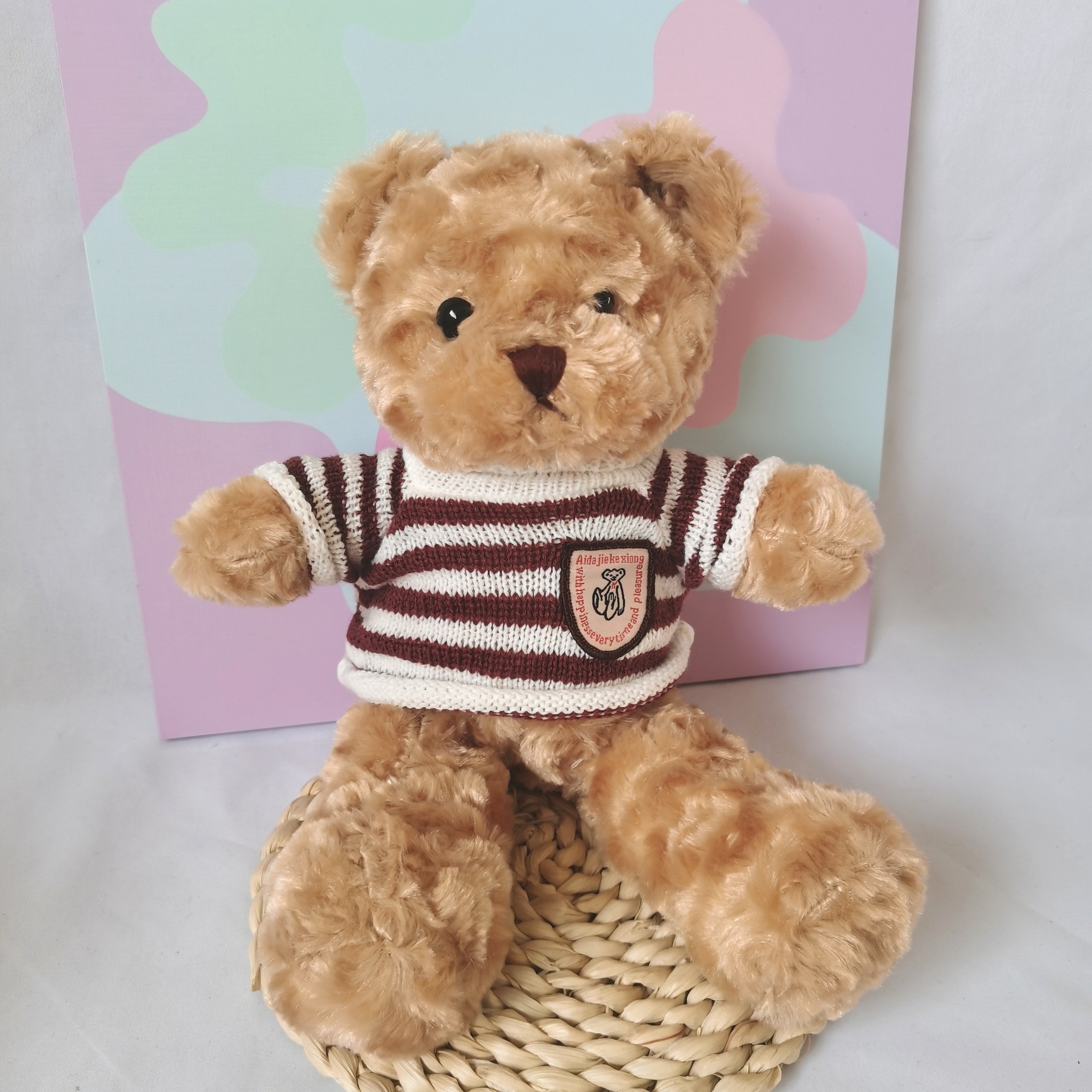 Oso de peluche vestido Oso de peluche muñeca Oso de trapo abrazo Panda juguetes de peluche regalos fabricantes al por mayor