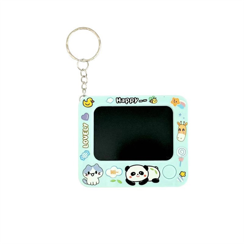 ミニ落書きペンダント、クリエイティブバッグキーホルダー、おもちゃ、子供用お絵かきボード、消せる書き込みボード、幼稚園用手書きボード|undefined