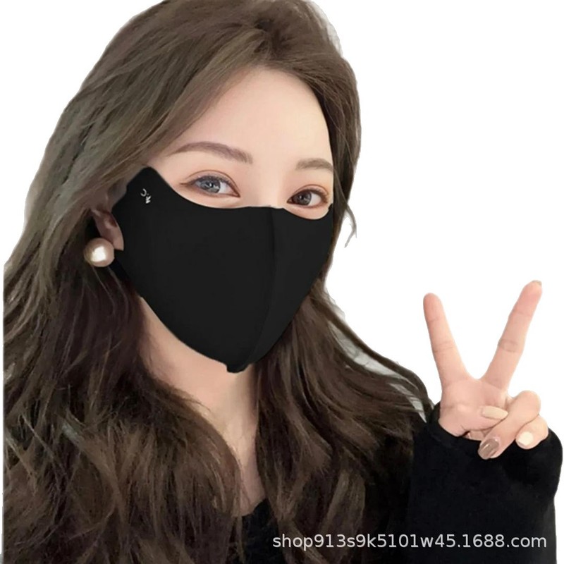 秋冬德绒保暖防尘面罩立体加厚显脸小透气口罩户外骑行严密防显瘦|undefined