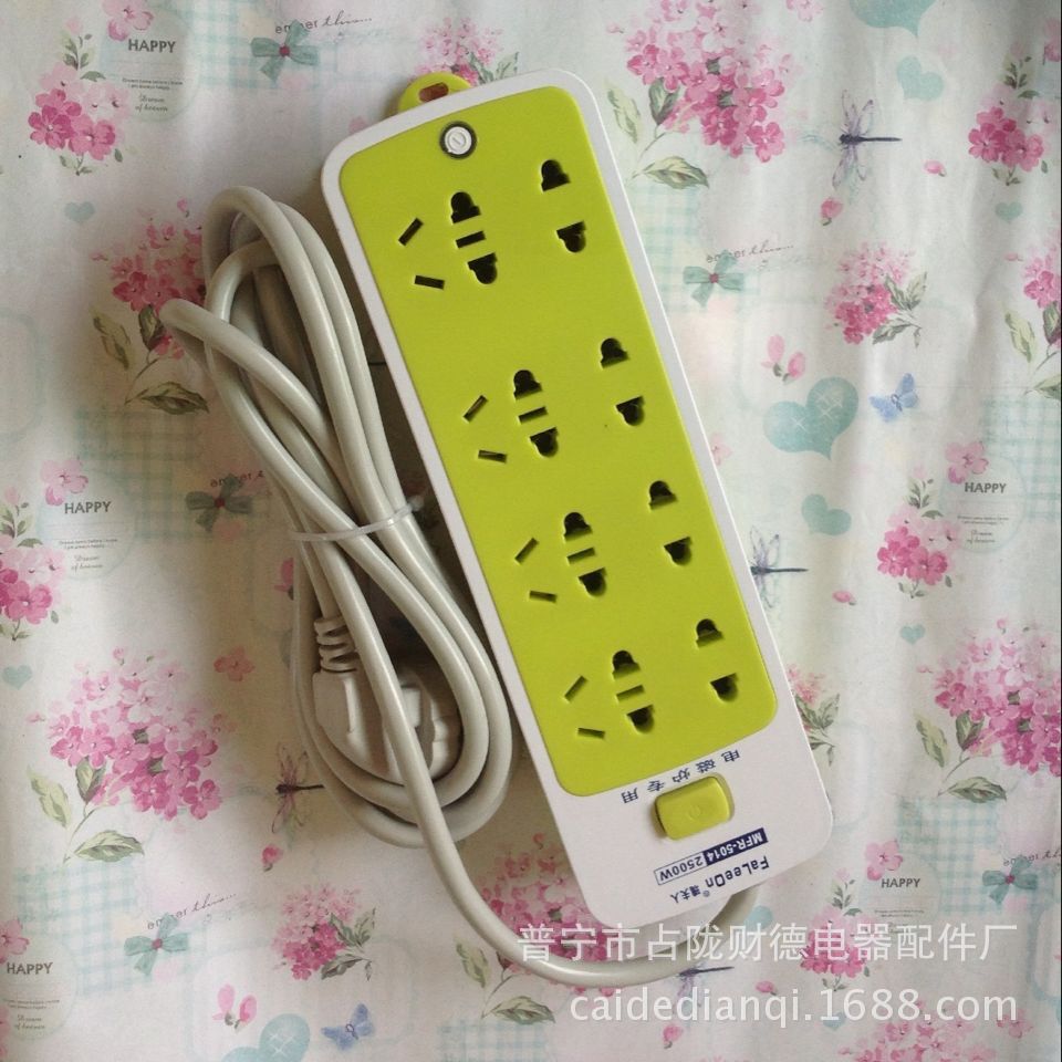 厂家直销瑰夫人5015#创意插座 接线插板家用2.5米插排插线板批发