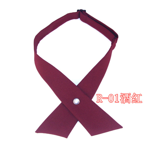 JK cross tie student unit workwear group ladies internet celebrity live broadcast cross knot manufacturer wholesale
