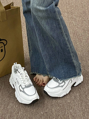 Women's 2025 New Spring and Autumn Breathable Dad Shoes, Versatile Student Uncommon Casual Sports Shoes