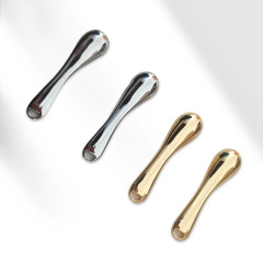 Eye massage stick, mini eye hammer, eye cream applicator, silver-colored new-style metal eye cream stick—wholesale available