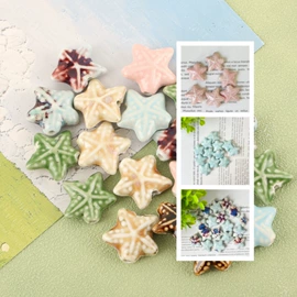 散珠/串珠;饰品配件;陶瓷工艺品