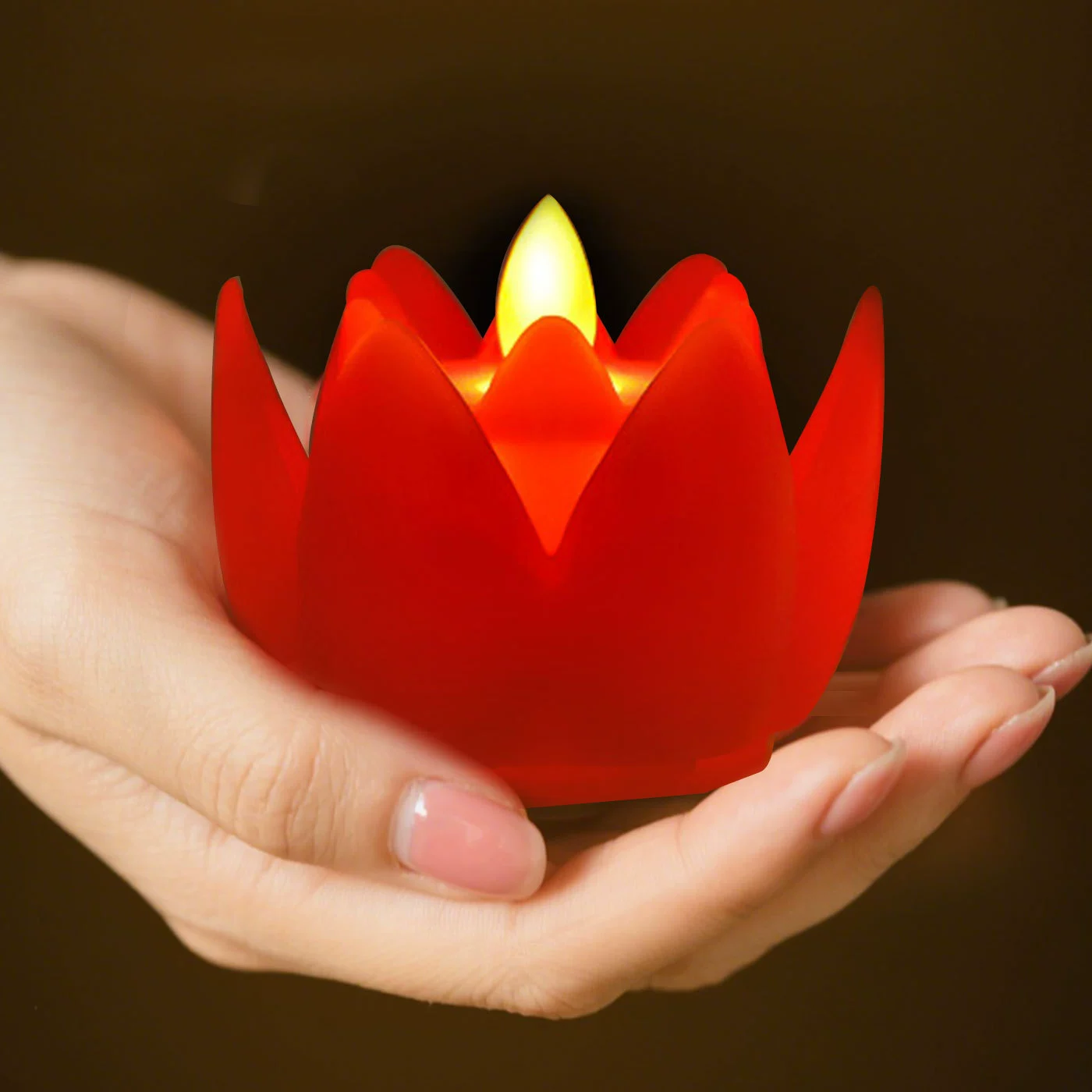 Чистый и Святой Будда фара светодиодная лампа лотоса Будда лампа домашняя Электронная свеча лампа электронная лампа Будды лампа Everbright