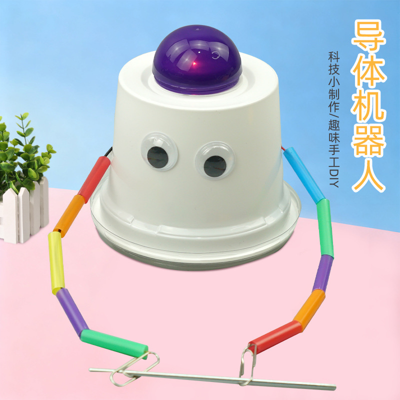 Tecnología pequeña producción conductor robot de Ciencia para Niños experimento de enseñanza ayudas jóvenes estudiantes hecho a mano paquete de material de bricolaje