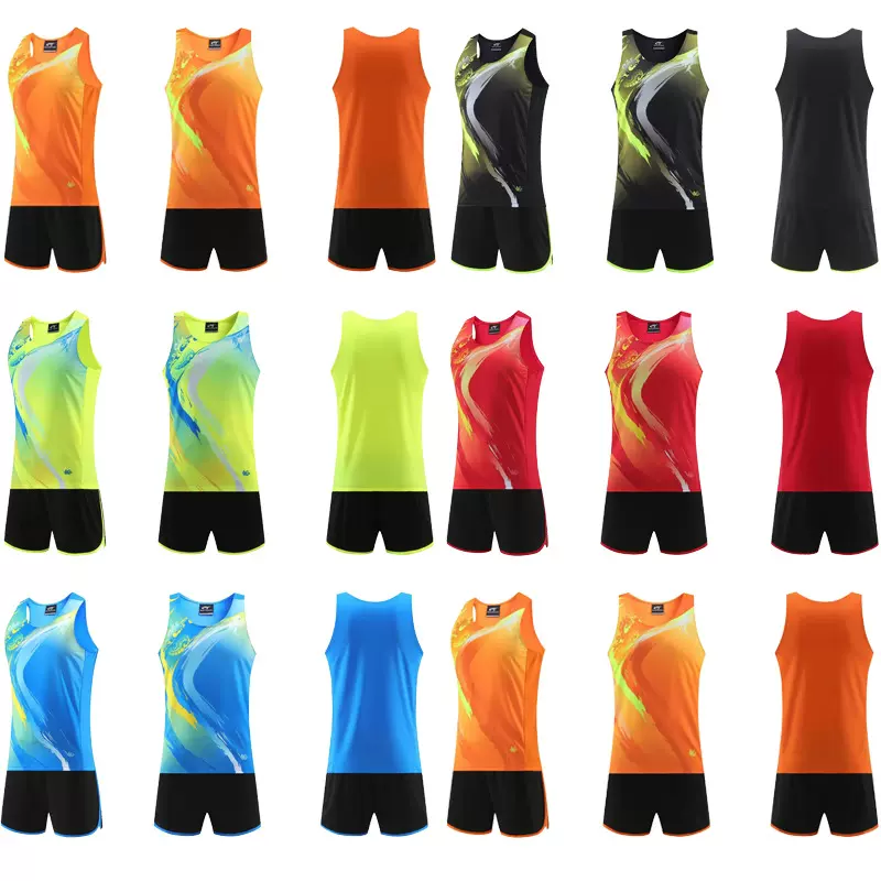 田径服套装成人儿童学生田径训练服健身跑步运动服厂家批发可印字