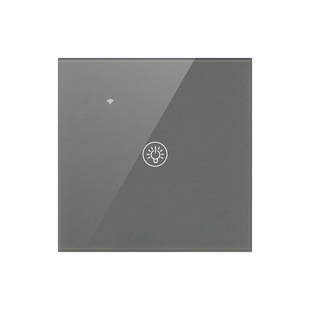 Foreign trade European standard tempered glass panel socket concealed 16A household graffiti Smart Touch WiFi switch 82 type