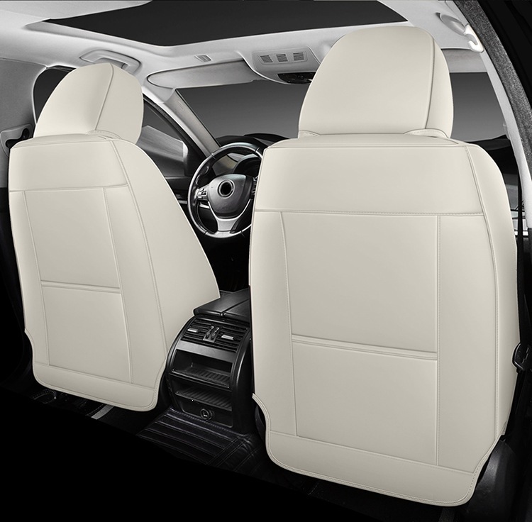 New Nappa Leather Fixed Lumbar Support Three-Dimensional Car Seat Cover, Universal for All Seasons, Car Seat Cushion Exclusively Available on Amazon