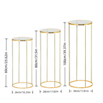 铁艺金色圆形金属花架落地花瓶支架派对生日新开幕家居客装饰店庆