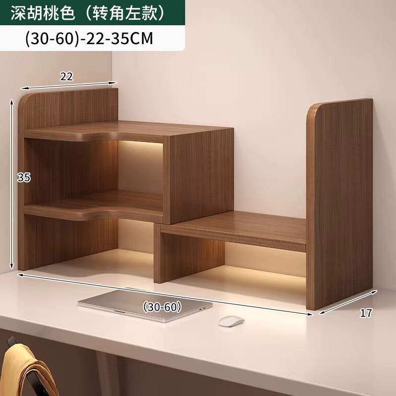 Estantería de escritorio Estante de escritorio Estante de escritorio Estante de almacenamiento de escritorio Dormitorio Buenas cosas Mesa de estudio Estante de capas pequeñas de varios pisos Estante de capas