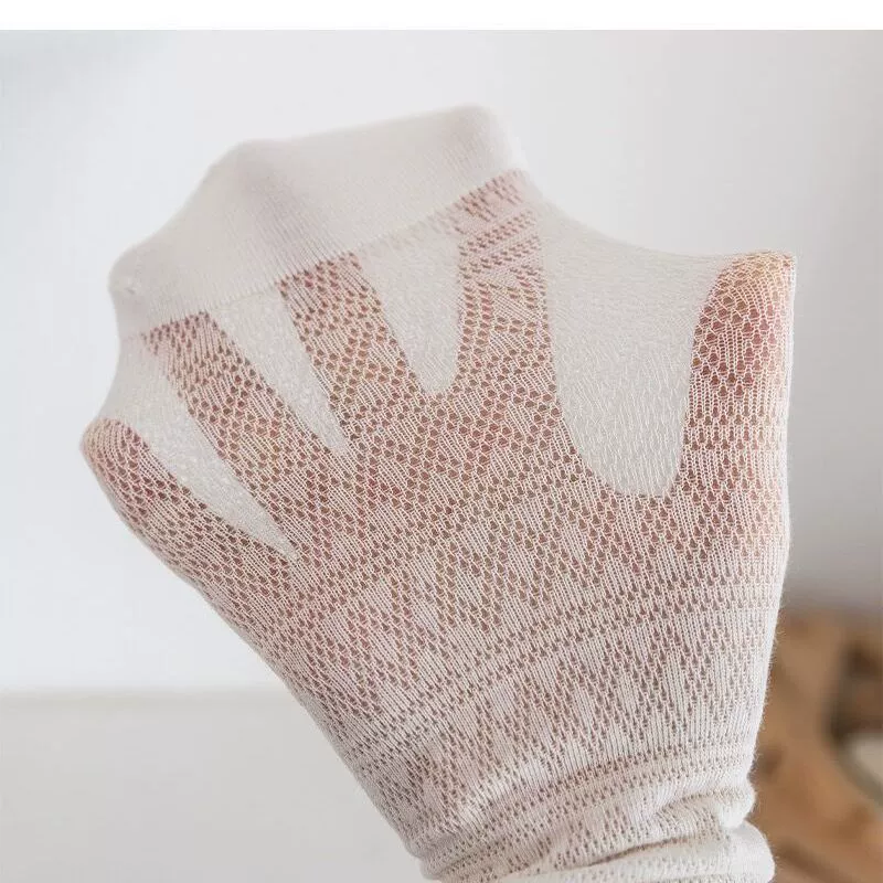 Socks, breathable ultra‑thin antibacterial non‑slip ankle socks, cute patterns, one size