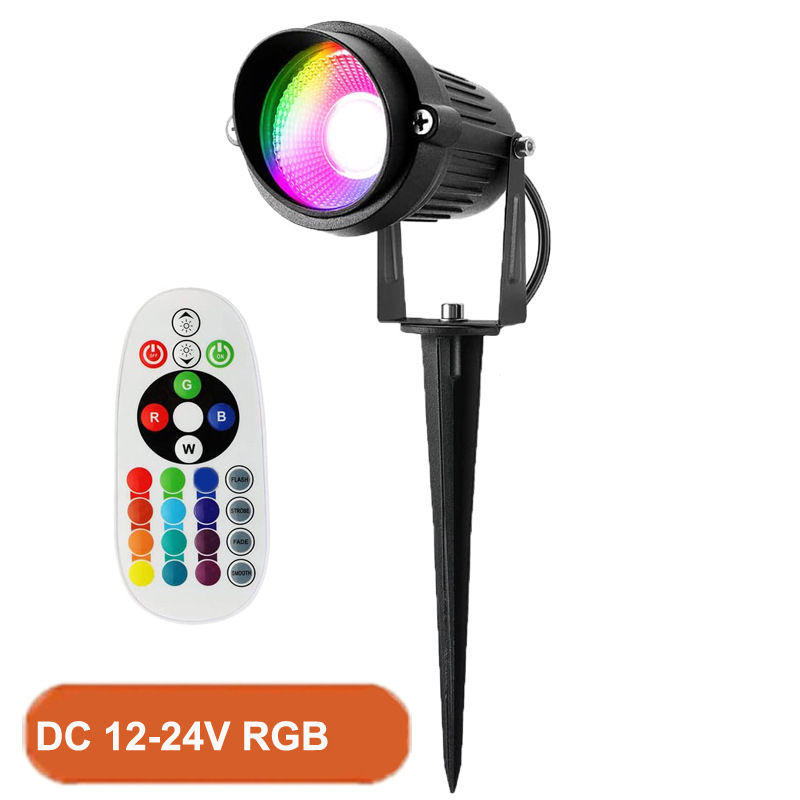 12v 잔디 램프 rgb 1 팩