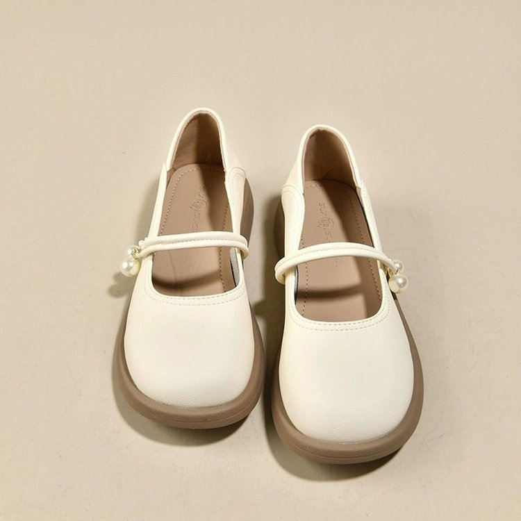 Zapatos de cuero suaves de primavera de estilo francés para mujeres 2026 nuevos zapatos de hadas zapatos suaves