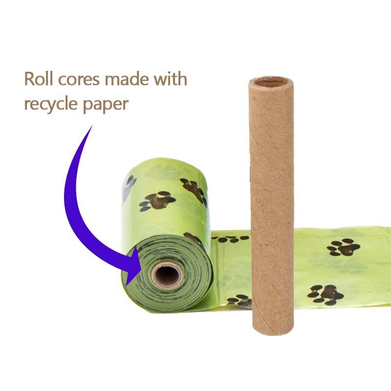 Transfronterizos biodegradable bolsa de poliestireno especial para perros bolsa de basura de mascotas gruesa bolsa de heces distribuidor impresión de bolsa de heces de perro
