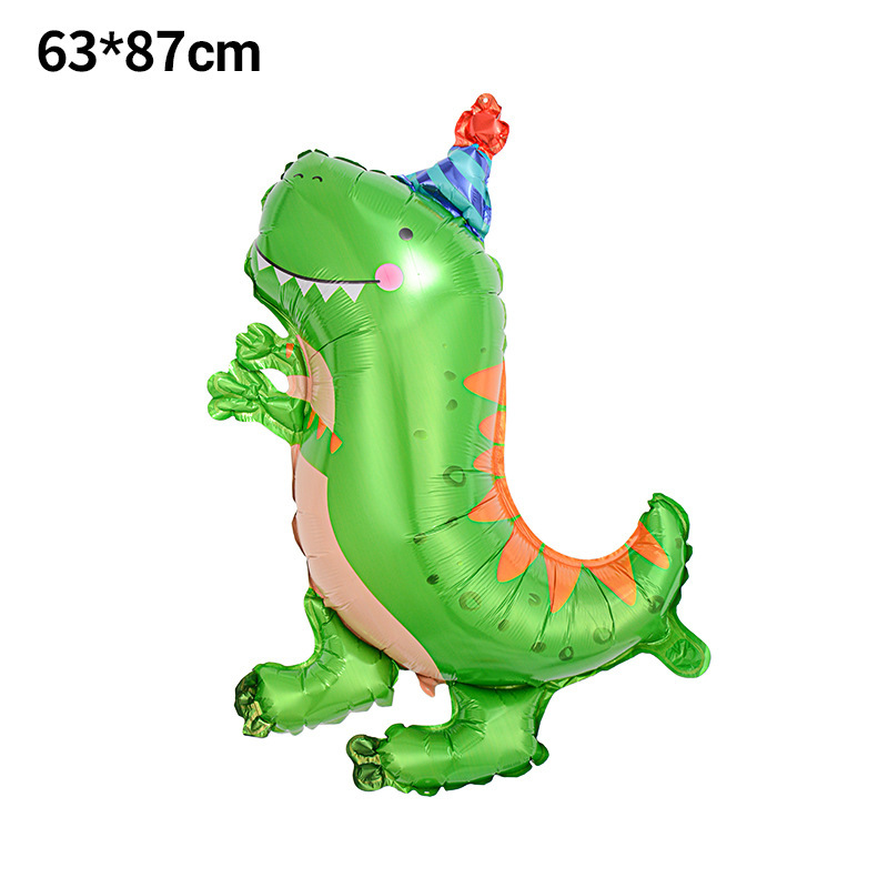 Amazon dinosaurio globo dibujos animados fuego dragón tiranosaurio triceratops globo bosque tema fiesta decoración decoración image 12
