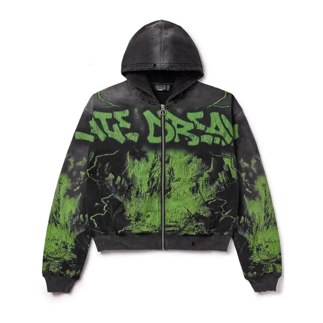 Felpa oversize unisex con cerniera, modello 3D, per ragazzi, primavera-autunno, versione europea e americana, 25 colori_voghion.com