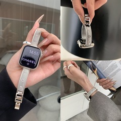 芒星のブレスレットの金属の時計バンドはアップルの時計バンドのiwatch10の時計バンドのapplewatch9876SEに適用します。