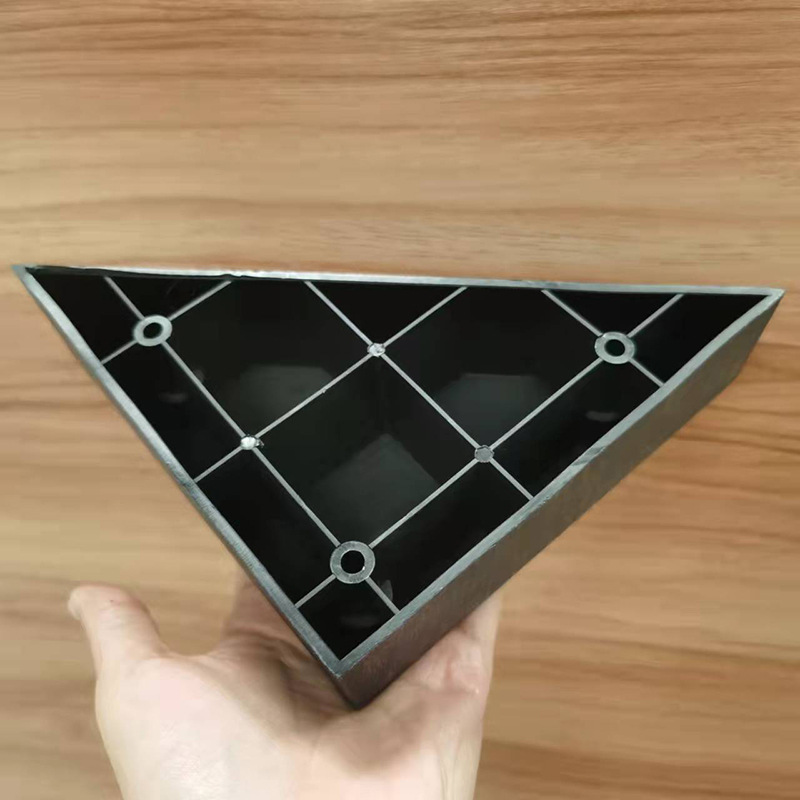 Triángulo plástico sofá pie triángulo cintura pie semicírculo pie plástico Pie de goma