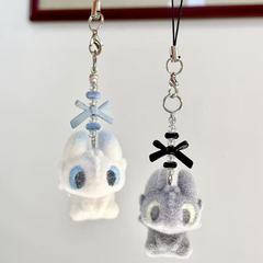 训龙高手梦幻联动可爱无牙仔和光煞情侣闺蜜手机钥匙学生包挂件