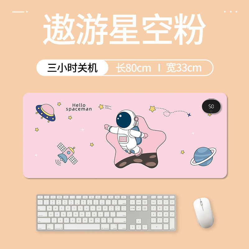 厂家直销皮质加热鼠标垫办公暖桌垫冬季高级感桌面垫加热鼠标垫|undefined