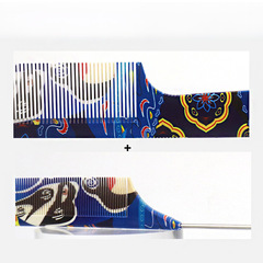 Professional Hair Stylist Hair Scissors Anti-static Ultra-thin Flat Hair Cutting Comb Men's Pointed Tail Hair Selection Comb Women's Double-sided Comb