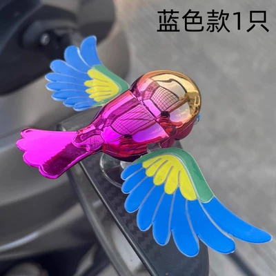 Flying Bird, Flying Bird, Car ornaments - blue-wings-simulated-bird-free-fixed