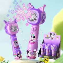 抖音热卖卡通风扇泡泡棒电动泡机儿童玩具公园夜市摆地摊货源批发