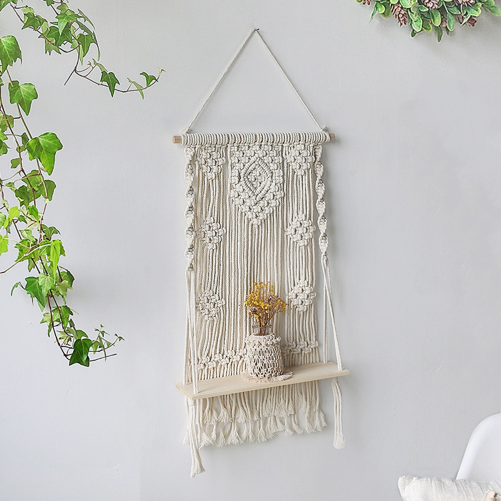 Гобелен, переплетённый консиелер, DIY, стиль бохо