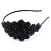 Black nail sequins, headband, hair accessory, European style, wholesale