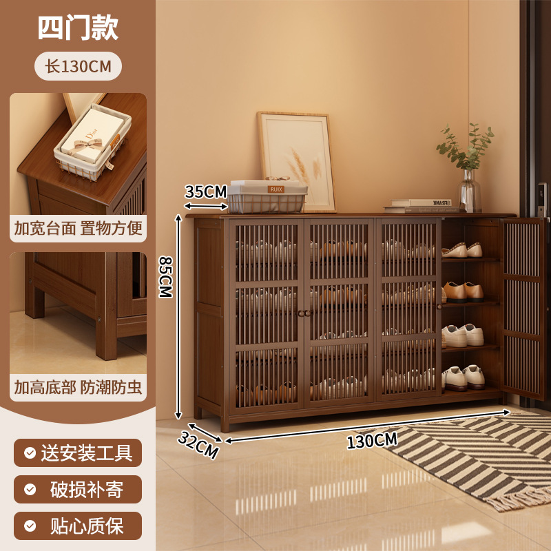 gabinete de zapatos integrado taburete de asiento gabinete de puerta de entrada se puede sentar en el nuevo gabinete de almacenamiento de estilo chino en el interior del hogar con estante de zapatos con cajón