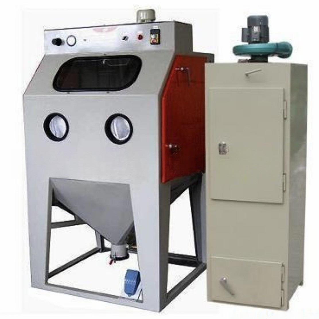 小型喷砂机厂家批发塑胶（ABS、PPS）等表面美容旧件翻新打砂机