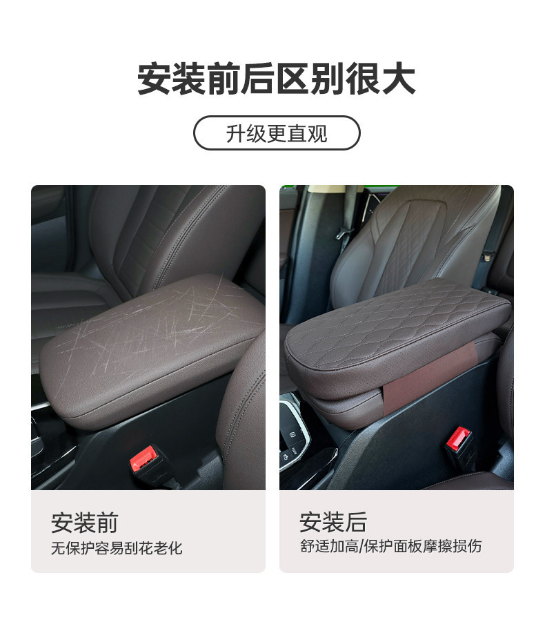 19-23 Model X7 Special Elbow Rest BMW Center Console Pad Car Interior Protection Center Armrest Box Heightening Pad