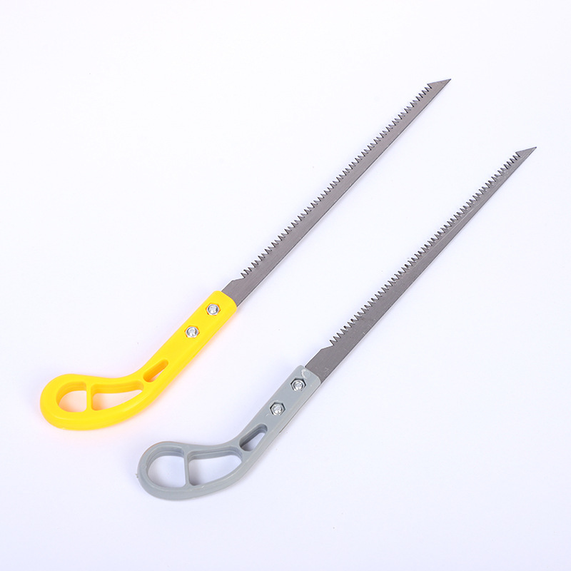 Wood-handled Cocktail Saw Miniature Small Hand Saw Garden Wall Board Saw Plastic Handle Fine-Toothed Small Line Tail from Linyi Manufacturer Wholesale