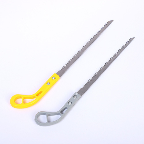 Linyi Manufacturer Wholesale Wooden Handle Cocktail Saw Mini Small Hand Saw Garden Wall Board Saw Plastic Handle Fine Tooth Small Line Tail