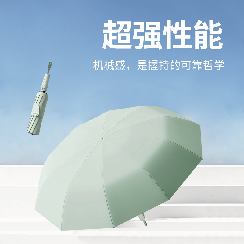 自动折叠雨伞加厚加大暴雨专用晴雨两用遮阳伞太阳伞男批发广告伞|undefined