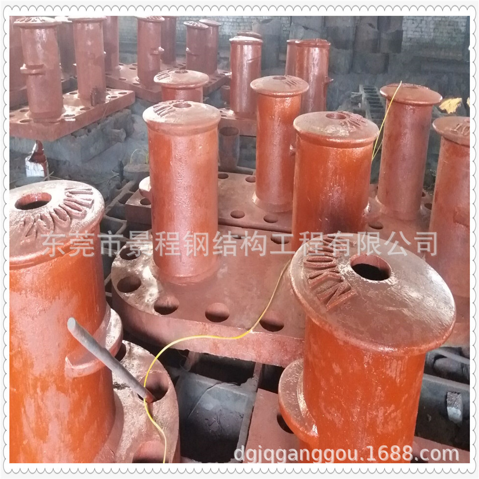 东莞铸钢系650KN船墩缆桩 肇庆船用带缆桩阳江750KN双头系船桩